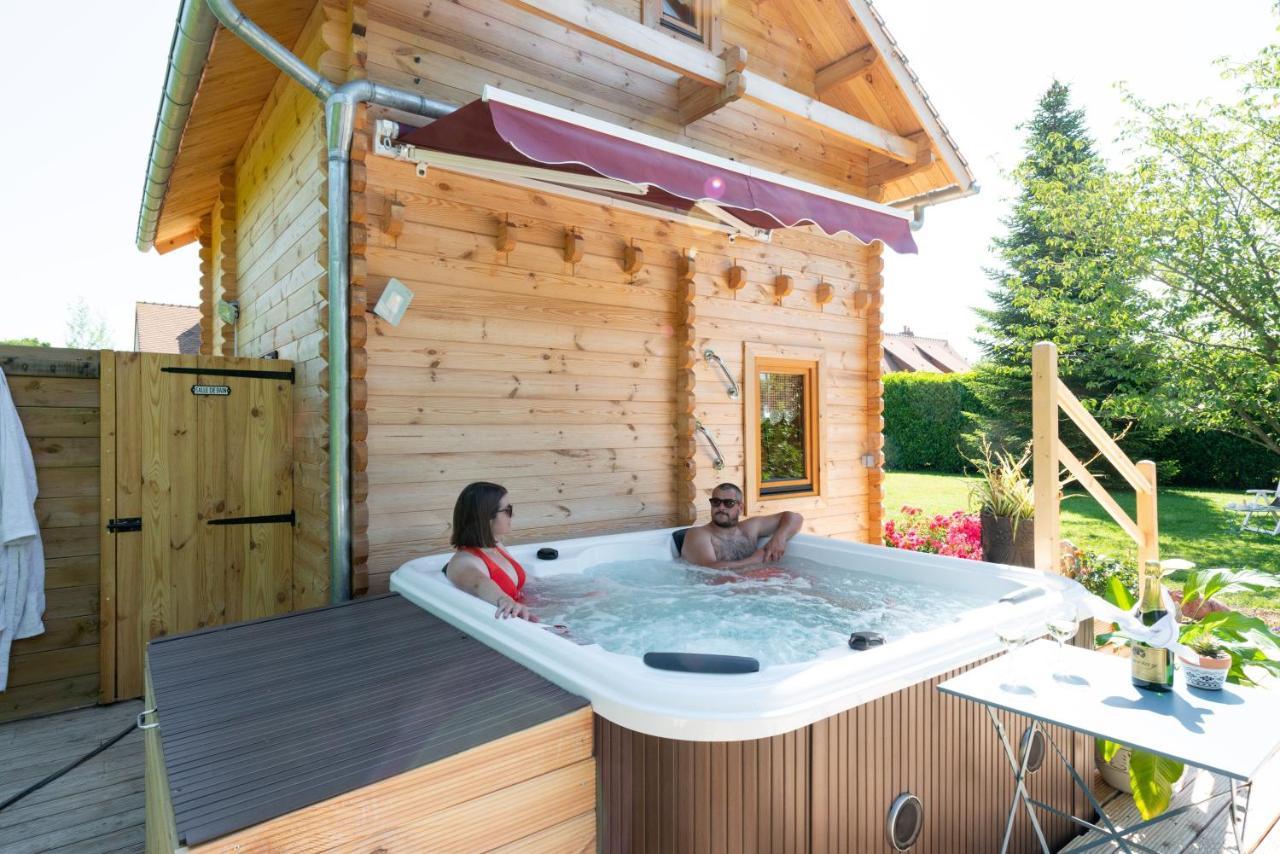 Chalet & Spa Sur La Cote Fleurie Auberville Exterior foto