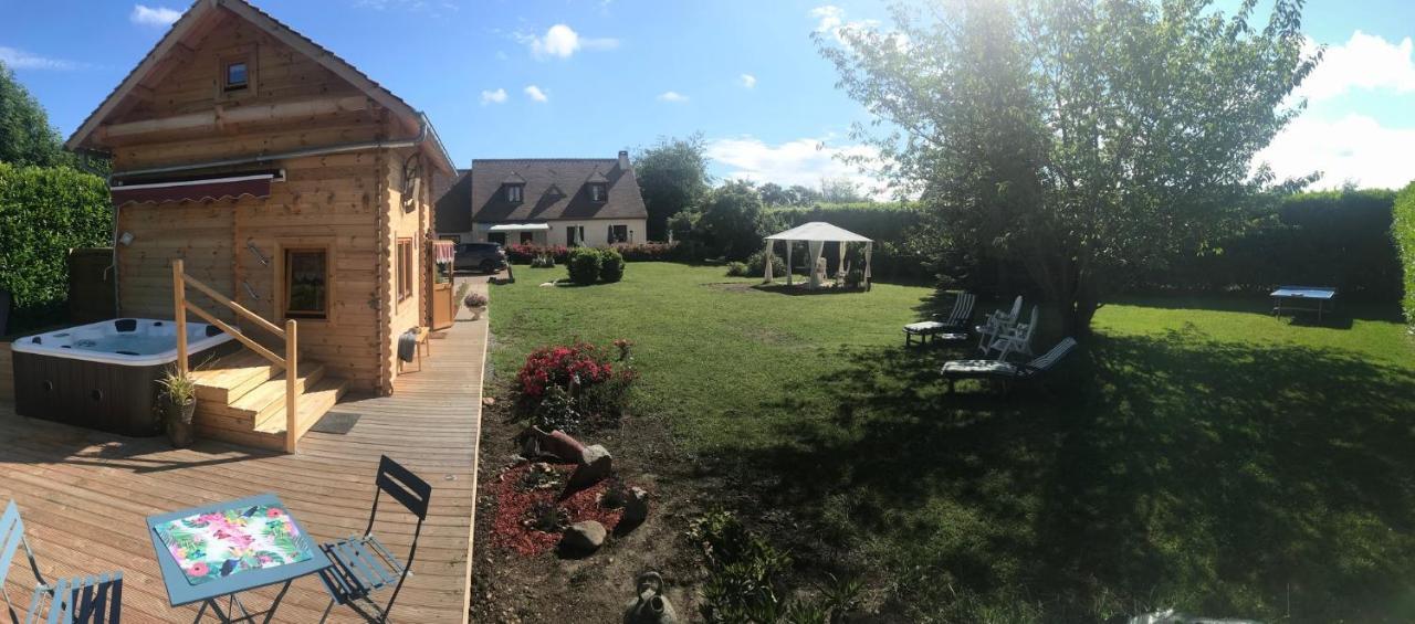 Chalet & Spa Sur La Cote Fleurie Auberville Exterior foto
